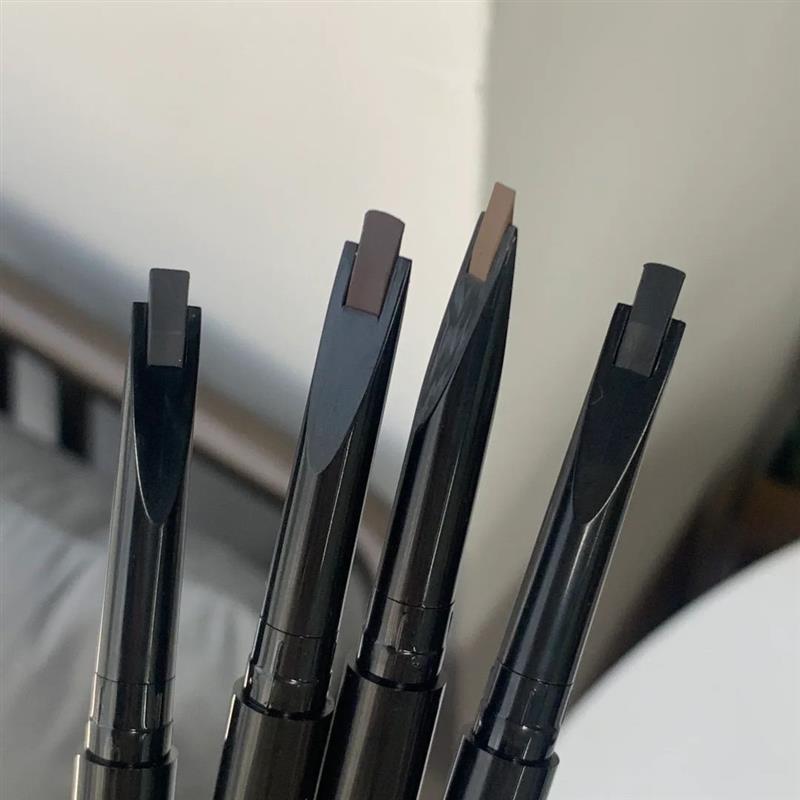 拿捏野生眉眉笔女砍眉刀免削根根分明持久防水不脱色带毛刷双头图片