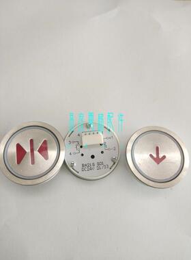全新促销蒂森电梯按钮 圆形按钮不锈钢面按钮 BA21G G01灯亮红光