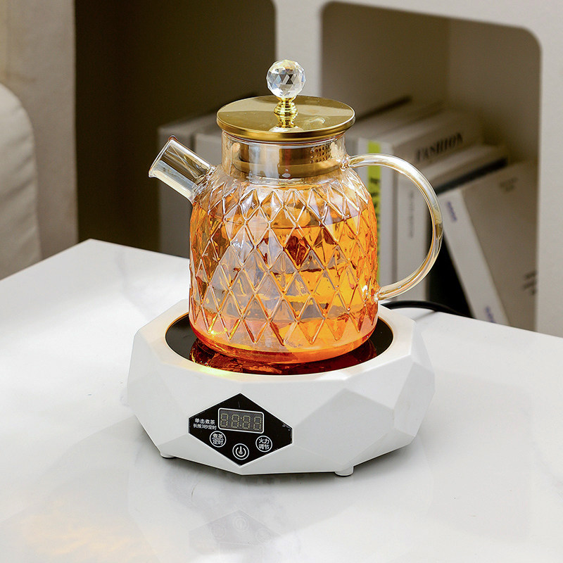 现货耐高温玻璃煮茶壶家用小型号电陶炉加厚大容量热开水泡茶器烧