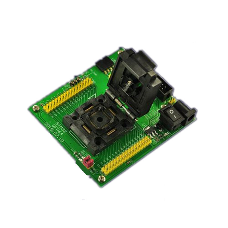 STM32 烧写器 下载器 烧录器 测试座 编程座 QFP64 SUNLEPHANT