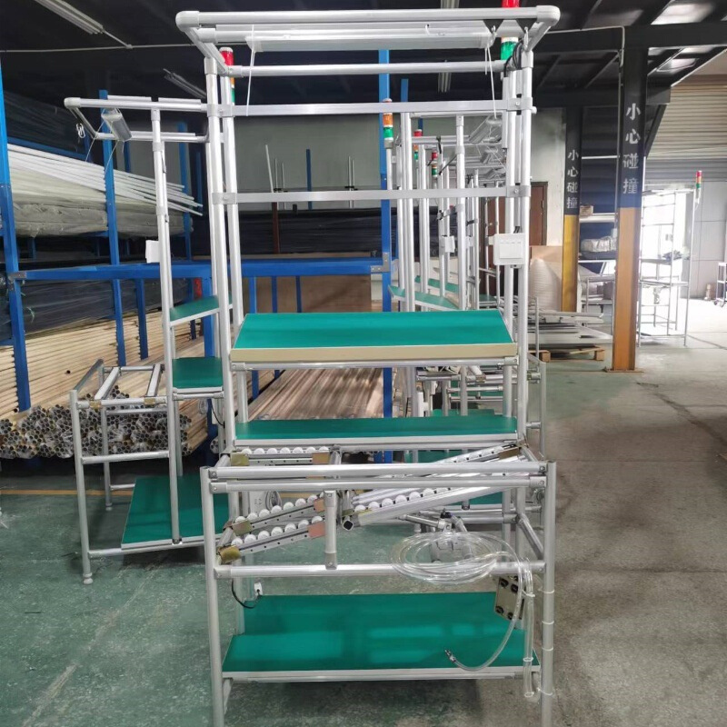 厂家供应铝型材精益管工作台车间流水线操作台东莞厂家直销