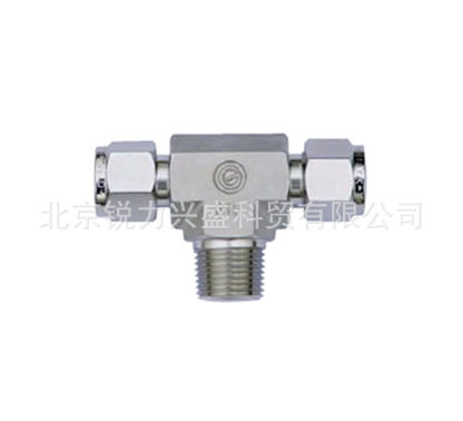 捷锐卡套接头 外螺纹支三通SS-MBT-TF10M-NT4 捷锐10mm转1/4"NPT