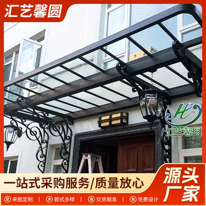 欧式锻打锻造铁艺庭院大门