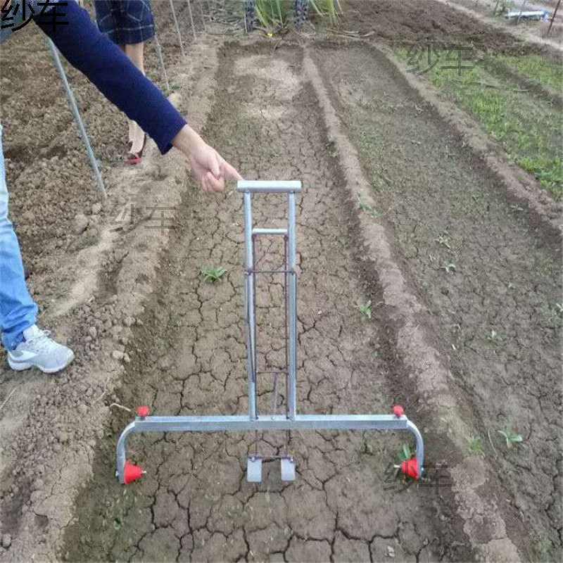 农用盖地膜工具手拉式覆膜机覆膜器铺膜机地膜覆盖机铺膜工具
