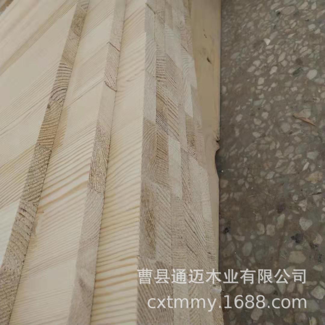 厂家批发杨木直拼实木板材