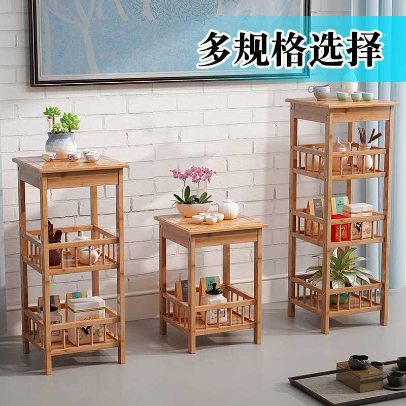餐边柜简易小型家用竹木酒茶水柜厨房现代简约置物收纳储物柜子