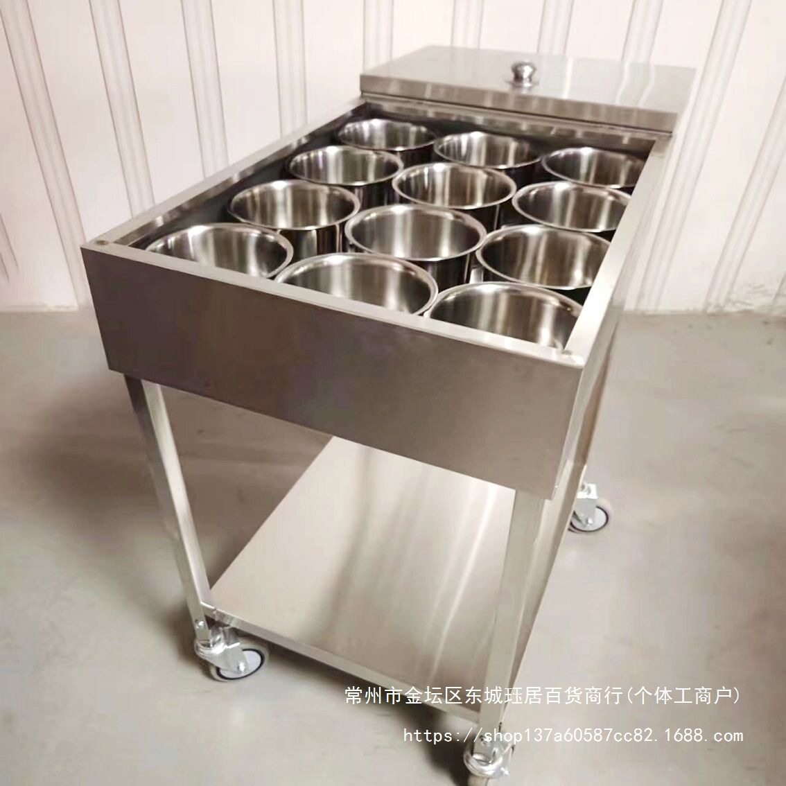 不锈钢调料车商用酒店移动餐车手推车收纳多功能车厨房调料架车