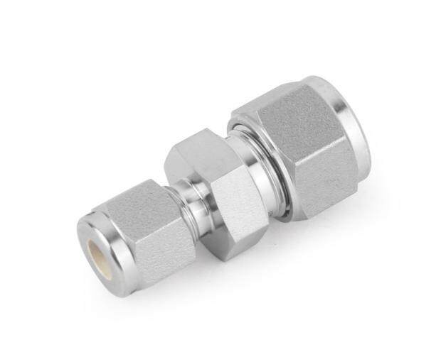 SS-U-FL4-FL2飞托克双卡套直通变径接头1/4"管外径×1/8"Tube