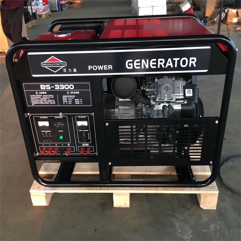 供应 16kw BS1160单相220V 电动 含脚轮 百力通动力汽油发电机汽