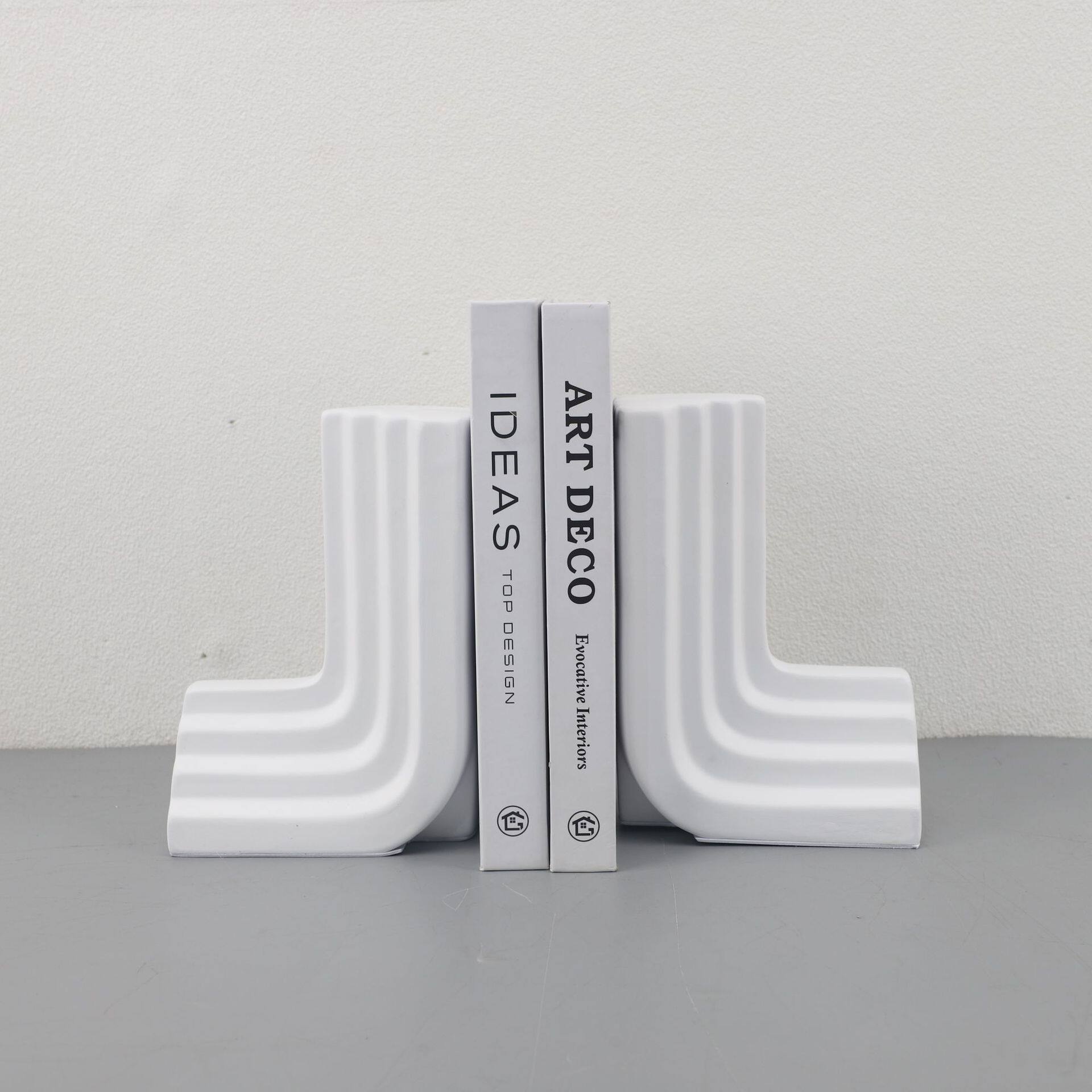 欧式创意建筑书挡书靠摆件客厅办公室样板房书房电视柜家居工艺品