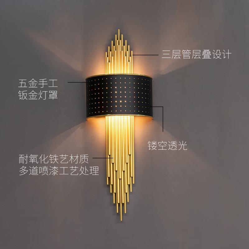 古镇工厂直销北欧轻奢创意壁灯