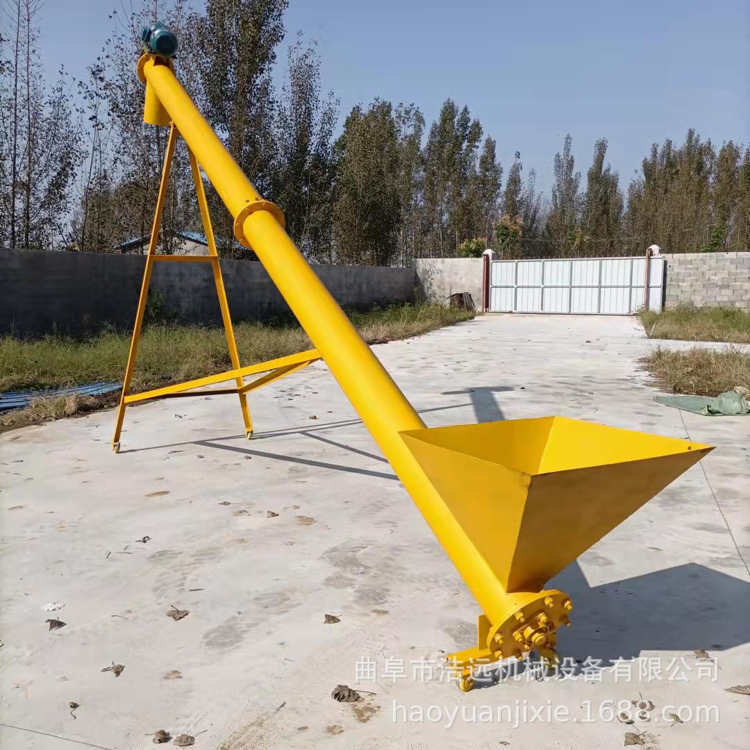 养殖场加厚螺旋提升机粪便清理