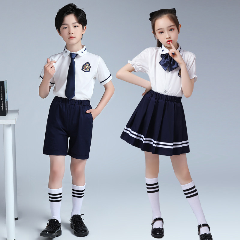 现货速发中小学生合唱演出服男童朗诵表演服幼儿园毕业班服演讲服
