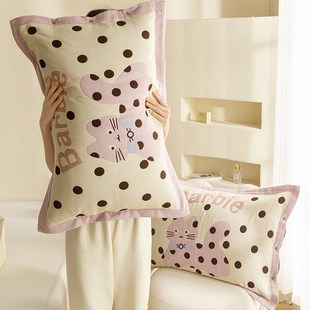 家用成人全包按扣全棉枕头套防头油不脱落 速发A类纱布枕套一对装