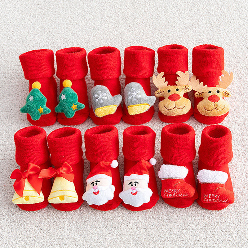 速发bor ddler Ba Boys Girls Cistmas Red Sos Witer
