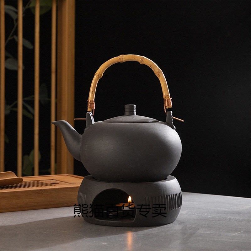 速发实用朱瓷大茶壶煮茶器提梁泡茶陶壶煮茶壶烧水壶陶泥泡茶单壶