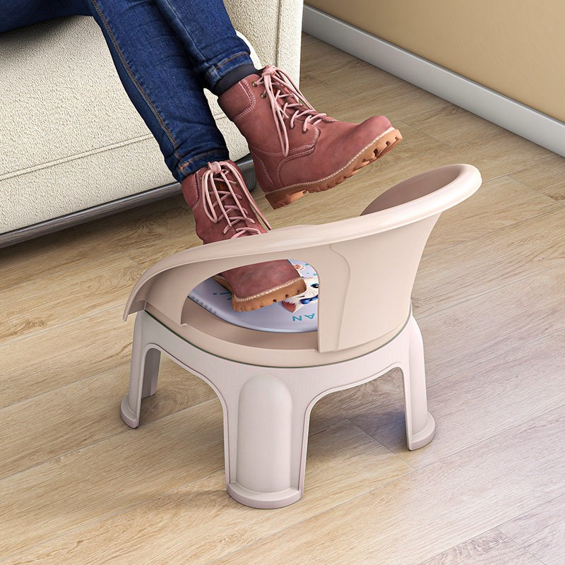 速发儿童靠背椅子宝宝吃饭餐椅放屁小凳子防滑家用板凳幼儿叫叫椅