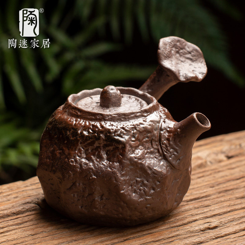 速发单人小壶清水柴烧陶瓷小号茶壶窑变指间壶小容量泡茶具10