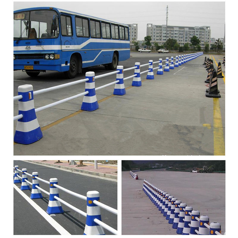 速发2米长隔离墩连接杆蓝白 水马配件 红白反光连接杆 市政道路围