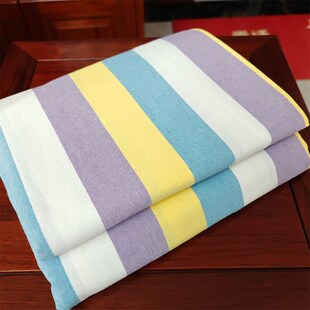 速发加三老式土布老粗布被件色织睡单单人双人厚单套被罩特奥