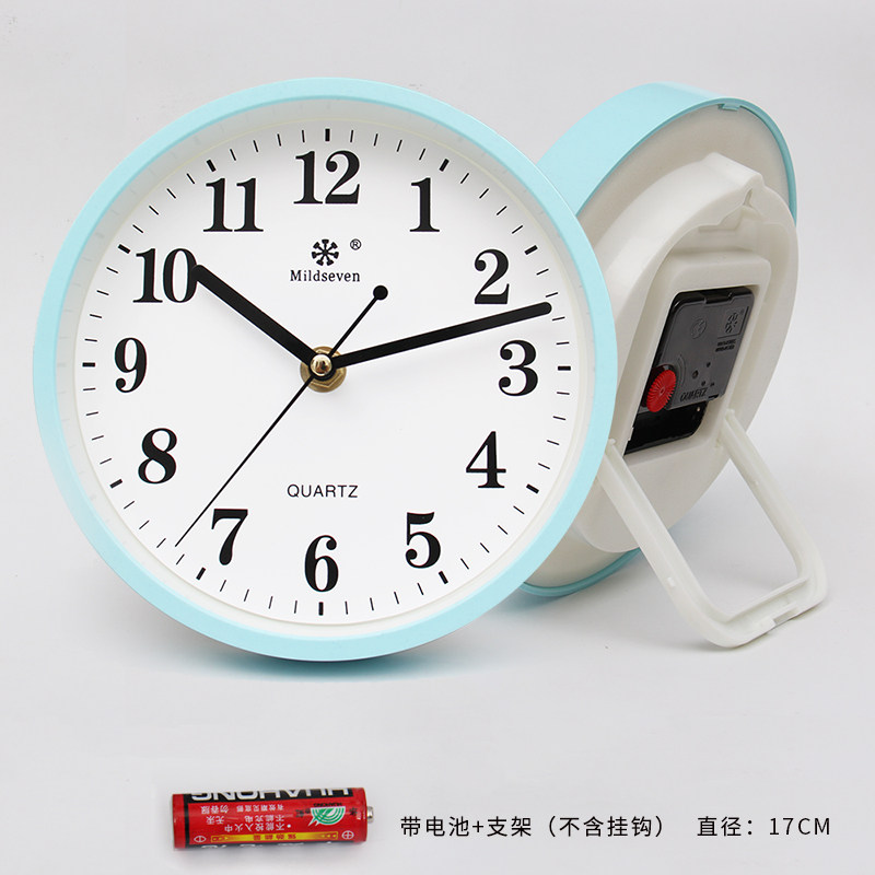 现货速发台挂两用钟表静音挂钟办公桌时钟表卧室钟表家用创意新品