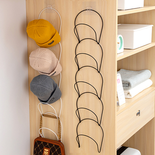速发挂收纳神器衣理壁挂宿舍整物门后衣帽挂钩创意置柜架多层