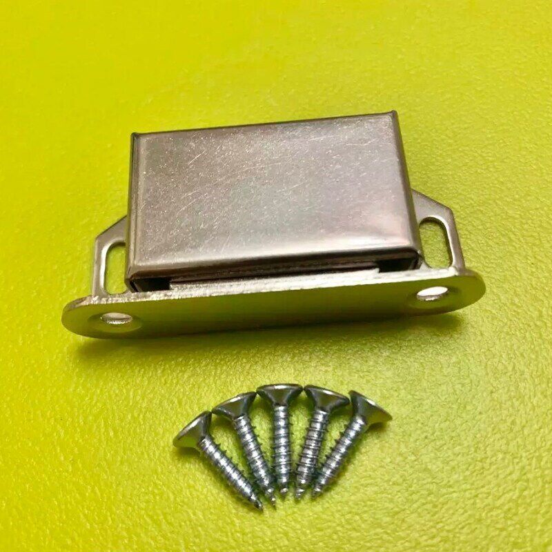 速发整体橱柜门扣隐形珠锁磁吸门碰门吸强磁不锈钢碰珠磁碰柜门吸