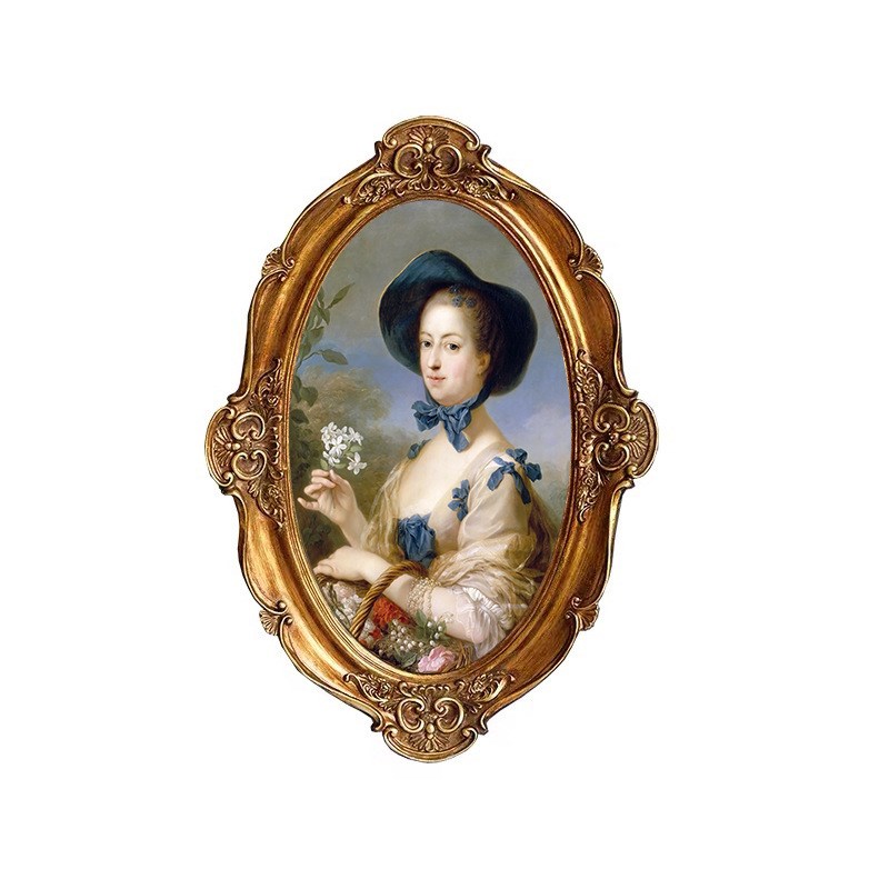 速发法式浪漫挂墙欧式雕花树脂墙创画框装饰品框意油画框挂相墙面