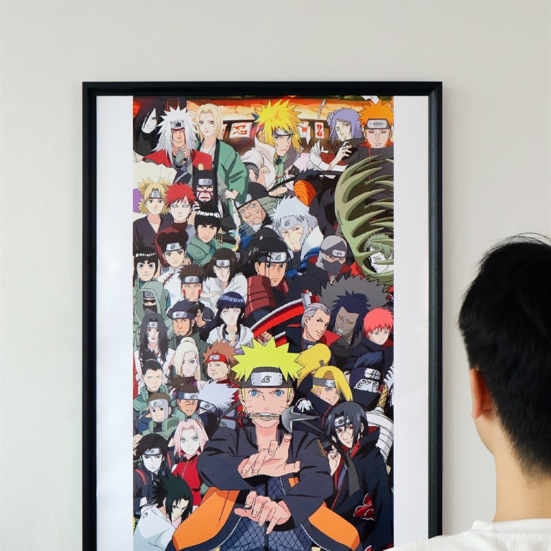速发相框挂框画墙装裱展示海报框a4框外k8开16寸28寸实木大