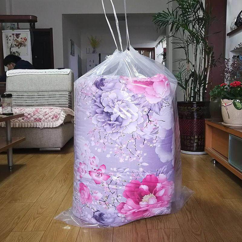 速发抽绳装被防的袋子束口棉被子包袋透明特大号打尘塑料袋