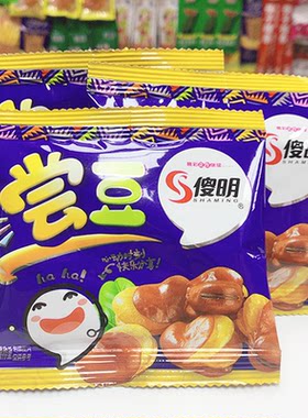 尝豆兰花豆蚕豆休闲吃货8090后傻明牛肉味零食小吃豆类炒货坚果