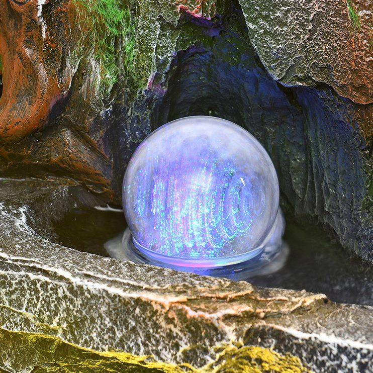 假山流水摆件乔迁新居礼品送礼电视柜大型落地造景开业旁客厅装饰