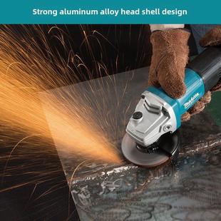 牧田角磨机850W大功率家用手磨金属切割机手磨砂轮电磨220V带线
