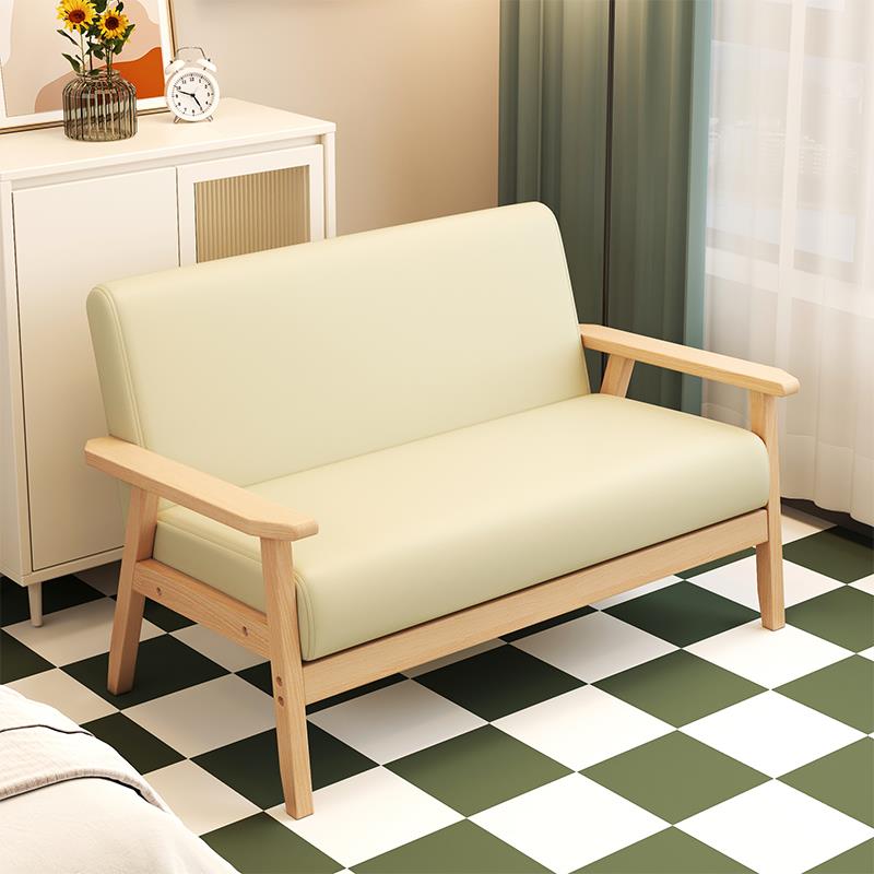 北欧单人位沙发椅子客厅阳台单椅居家休闲阅读双人椅小尺寸休息区