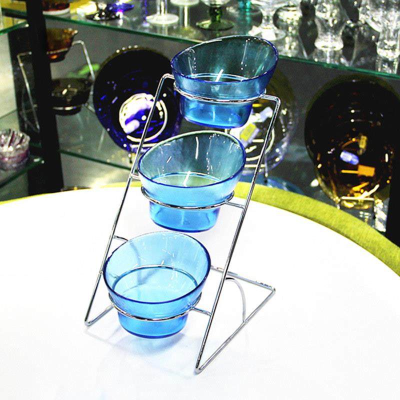 小菜展示盒咸菜碗酒店自助早餐器皿小料台架子火锅调料架商用容器