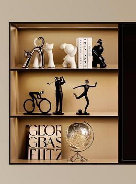 贝汉美高客厅电23062501视柜摆件酒柜软装饰品创意奢套轻装陶瓷档