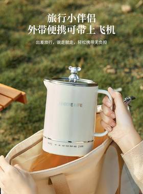 便携式多公功能电热出差旅行烧煮水杯办宿舍电热41071炖煮杯杯一