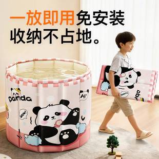 婴桶儿人游泳桶折叠大泡澡桶家用儿童洗澡桶可坐盆浴加XMF001厚沐