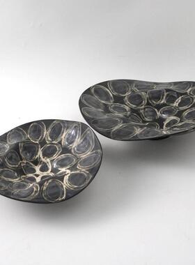 法圆中古风陶瓷花瓶新中式VEH家居样板间式可插花陶罐花器饰圈品