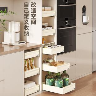拉篮厨抽拉式 侧抽屉整体屉橱置柜抽式 物架拉篮储 SF31B 柜内房侧装