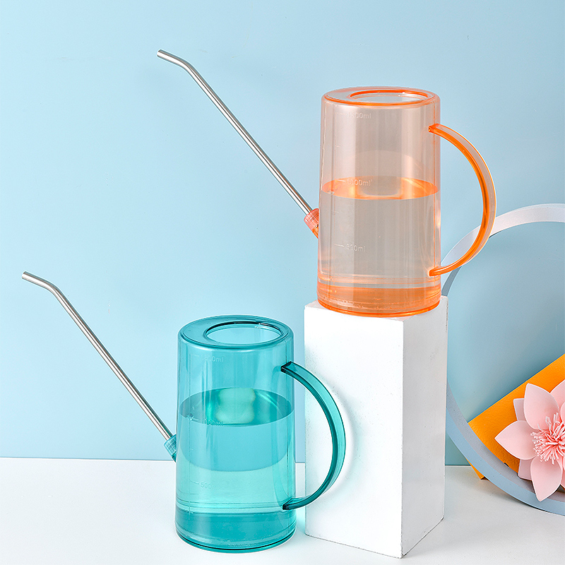 不锈钢大容量长嘴壶家用盆栽多肉尖嘴洒水壶手提式浇菜专用浇水壶