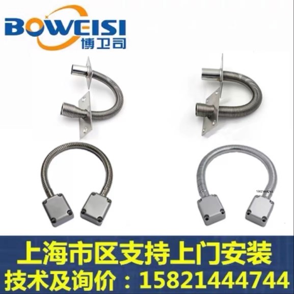 过线保护器不锈钢防夹穿线管网线导线护线软管金属弹簧