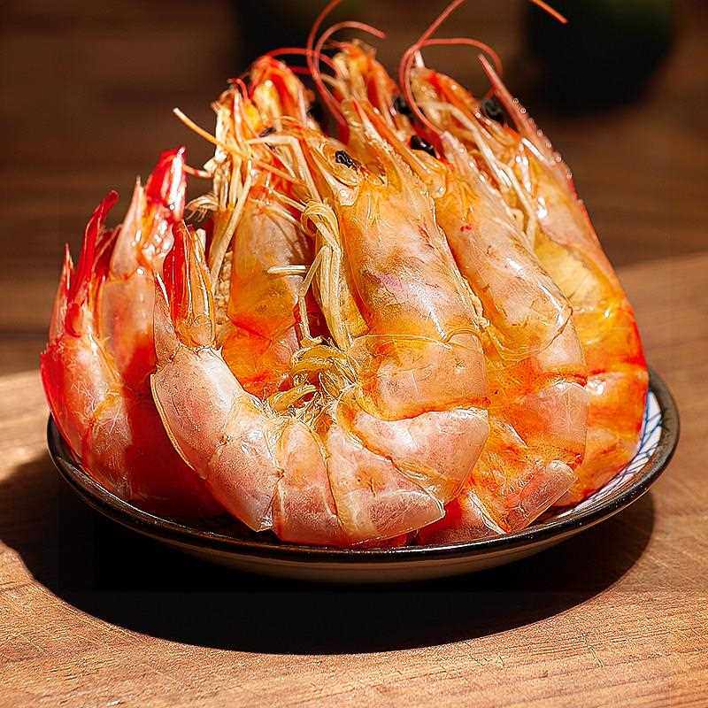 烤虾干即食开袋对虾干虾特海鲜大号干货零食风干500g海味舟山虾干