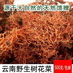 云南特产 山菜干货野菜 灰树花 树胡子龙须菜食用 树花菜500g包邮