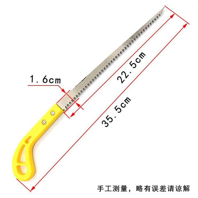 热销迷你细齿鸡尾锯大山手锯木把手柄锯石膏M板锯园林园艺修枝锯