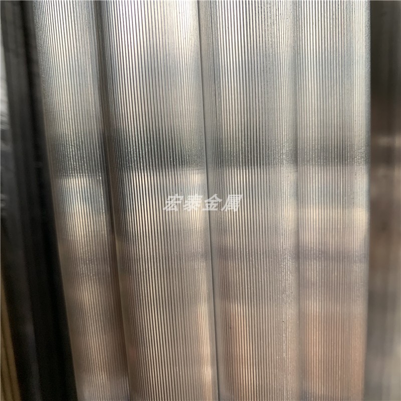 热销6061滚花铝棒606r3直纹网纹铝棒拉花研磨铝管7075铝合金棒零