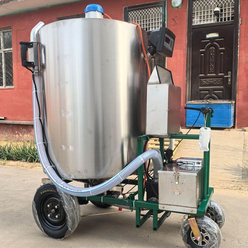 热销粥料车全自动喂猪粥料车电动行走养殖场喂Q料车养猪专用湿料