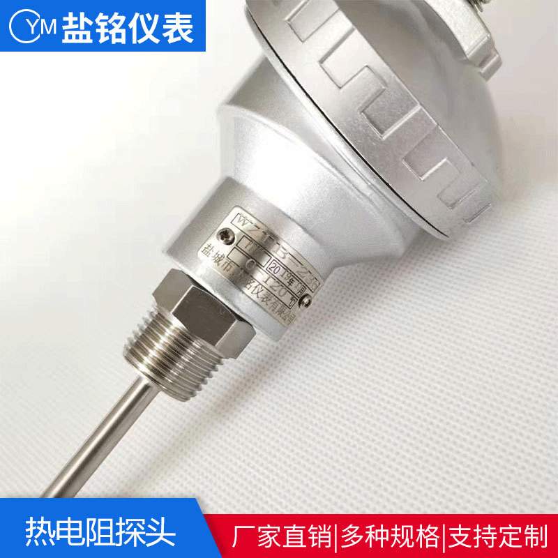 供应WZPB-231/WZPK-236一体化热电阻管道温度探头4分牙4-20ma
