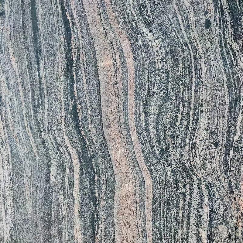 供应浪淘沙花岗岩喷砂面 浪淘沙石材烧面 幻彩麻花岗岩雪浪石