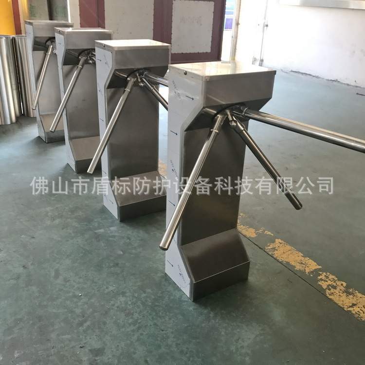 检票入口通道单向旋转三辊闸  手动三竿旋转门闸机出口人行通道门